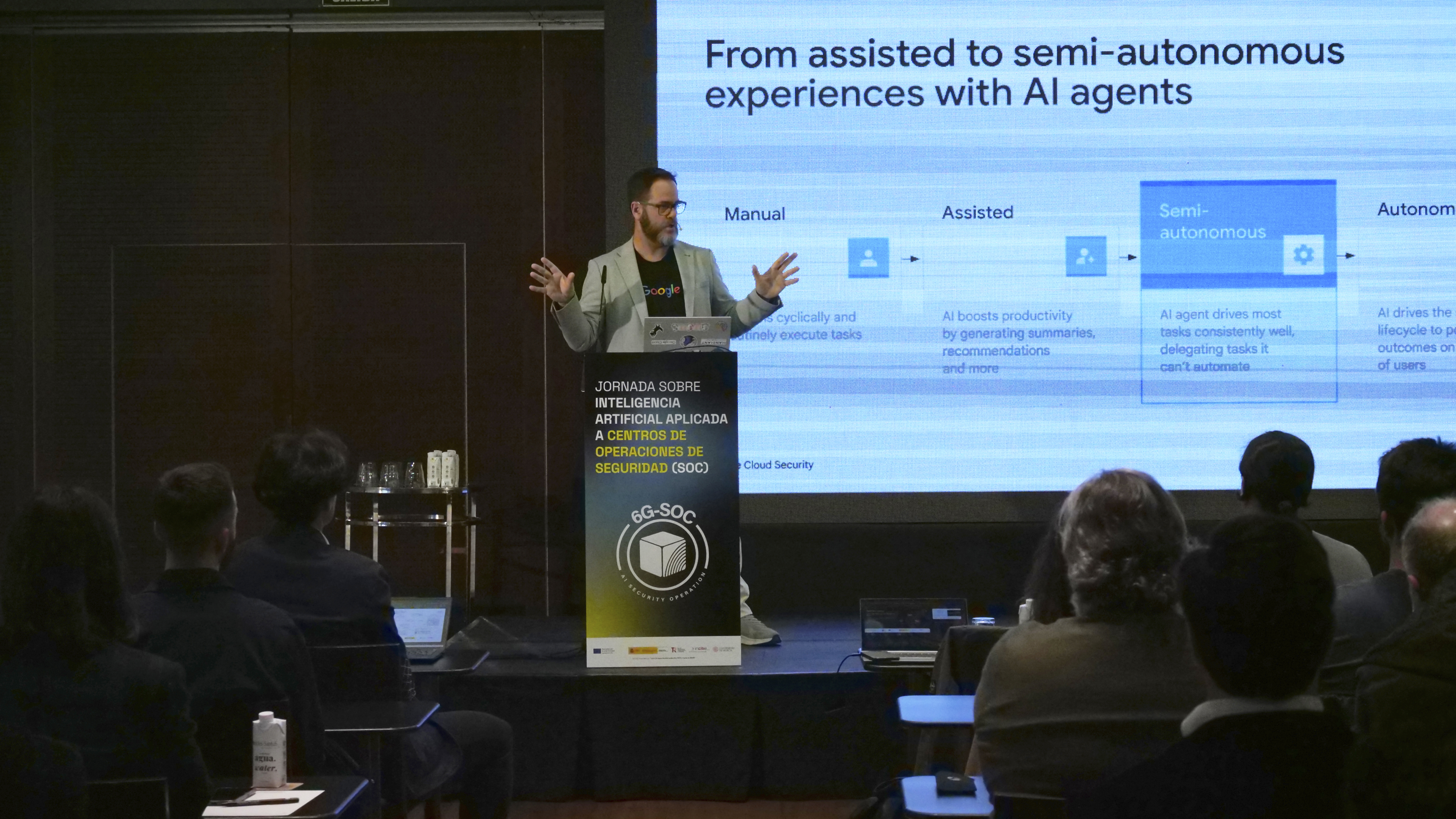 Ponencia de José Alemán de Google en la jornada